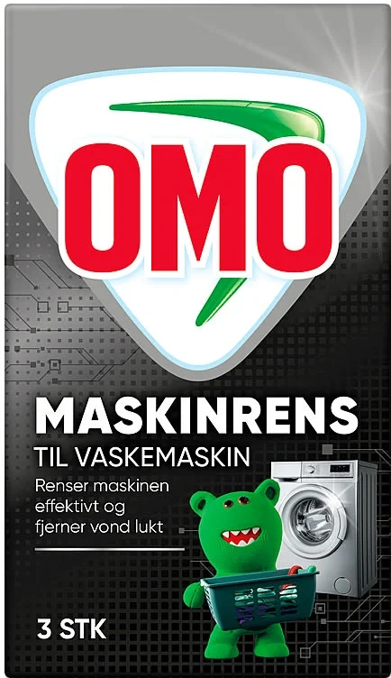 Omo Maskinrens 3stk