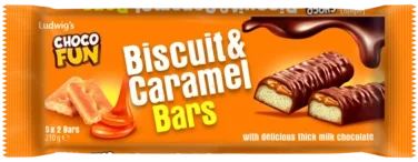 Chocofun Biscuit & Caramel 5x2x21g