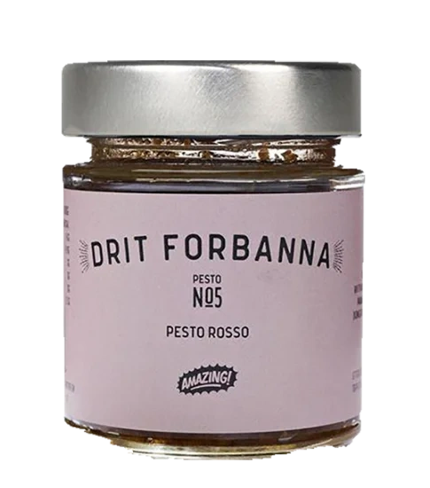 Pesto Rosso Drit Forbanna 135g