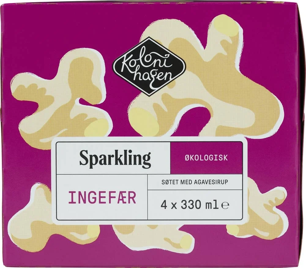 Økologisk Sparkling ingefær