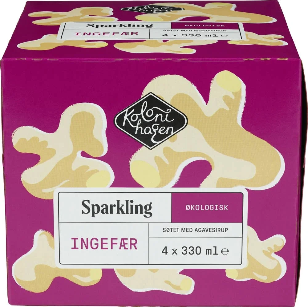 Økologisk Sparkling ingefær