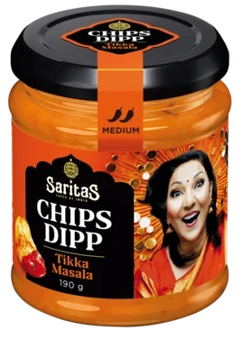 Tikka Masala Chips Dipp 180g Saritas