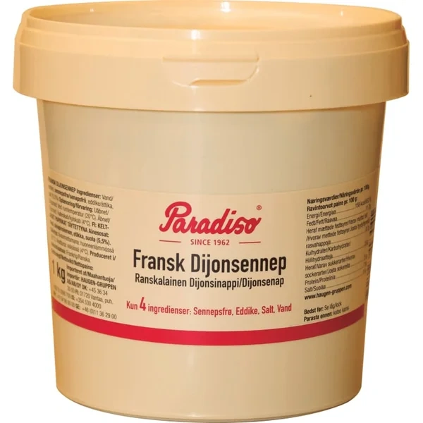 Paradiso Dijon Sennep 1kg