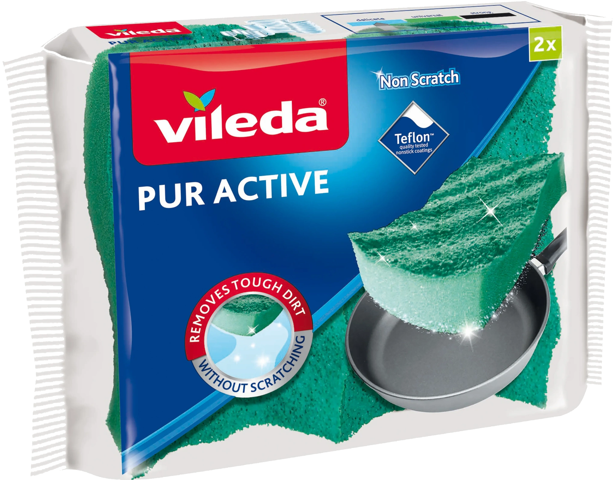 Vileda Svamp Teflon 2pk