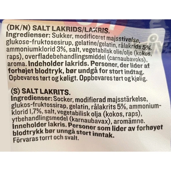Saltlakrits Blue Jeans