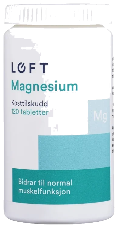 Magnesium Svelgetablett 120stk Løft