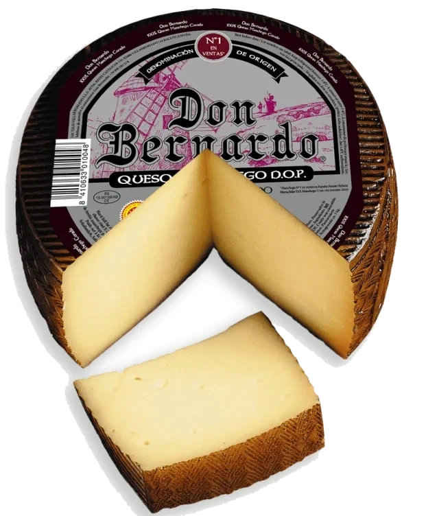 Manchego 6-9 Mnd Pasteurisert, Don Bernardo