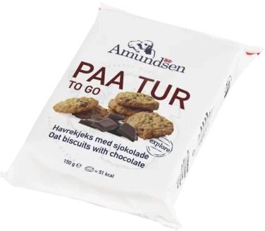 Amundsen Paa Tur Havrekjeks m/Sjokolade