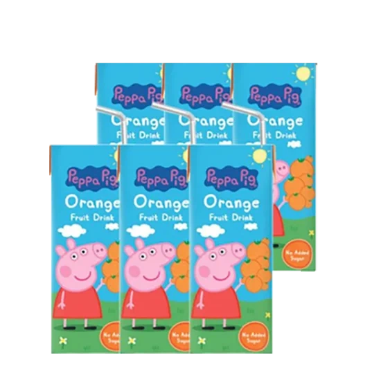 Peppa Gris Appelsindrikk 6x200ml