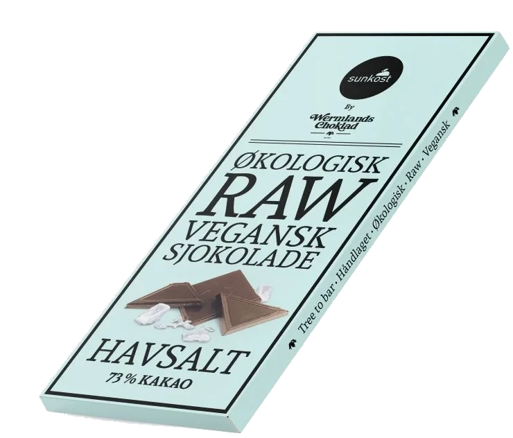 Sunkost by WermlandsChoklad Raw Sjokolade Havsalt