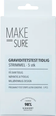 Make Sure Graviditetstest Tidlig Strimmel 5stk