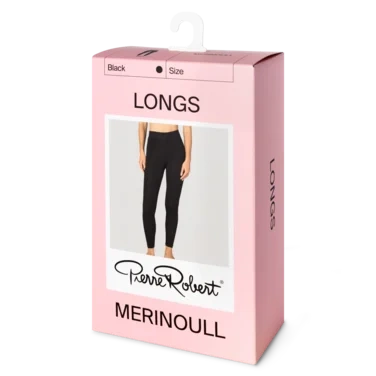 Wool Longs Women Jet Black S Pierre Robert
