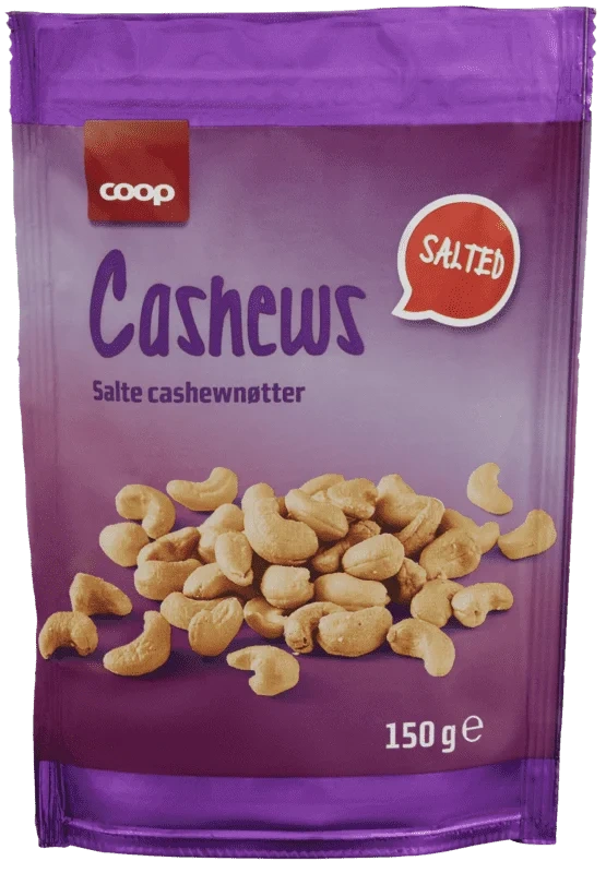 Coop Cashewnøtter 150g