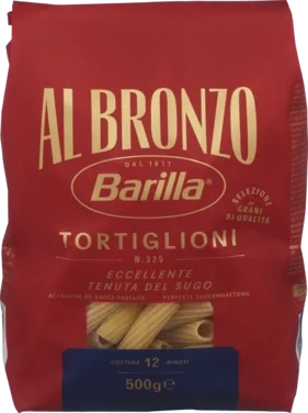 Barilla Pasta Tortiglioni Al Bronzo 500g