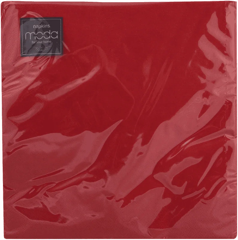 Moda Serviett Rød 40cm 50stk