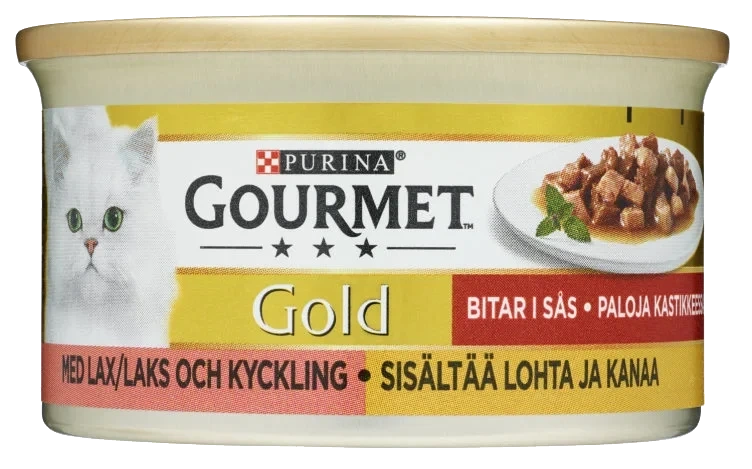 Gourmet Gold Laks og Kylling 85g Purina