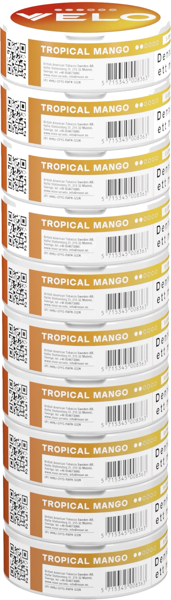 Velo Tropical Mango 10-pack