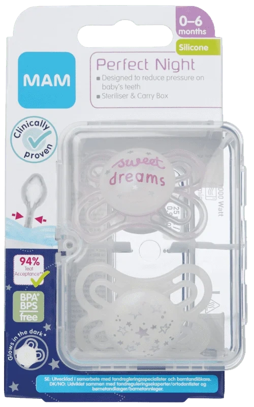 MAM Perfect Night 0-6md+ 2pk