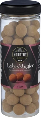 Nordthy Lakridskugler Stærk Rør 300g