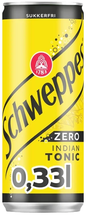 Tonic Water Zero 0,33l boks Schweppes