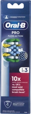 Tannbørstehoder Pro Floss Action 3stk Oral-b