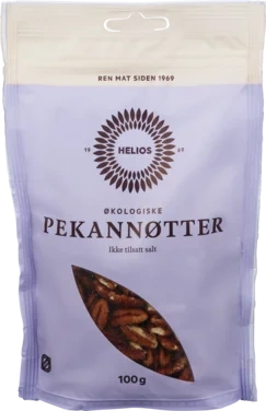 Pekannøtter Økologisk 100g Helios