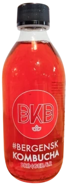 Berusende Bringebær Kombucha 330ml Bkb
