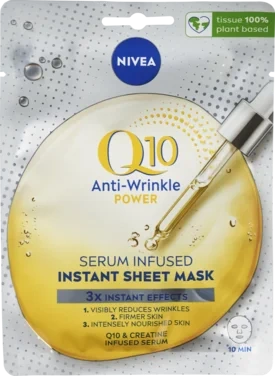 Nivea Q10 Power Serum Infused Sheet Mask, 1stk