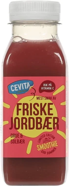Jordbær Friske Smoothie 250ml Cevita
