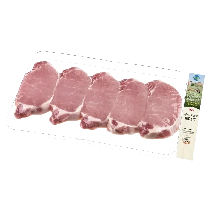 Kotlett Färsk Skivad Benfri ca 600g ICA