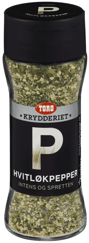 Toro Krydderiet Hvitløkspepper hel 82g
