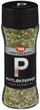 Toro Krydderiet Hvitløkspepper hel 82g