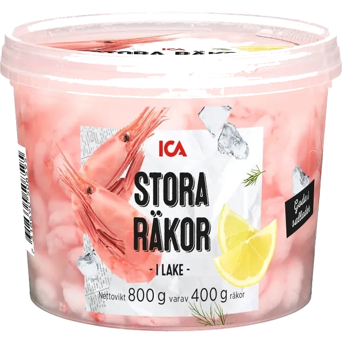 Räkor i lake stora 400g ICA