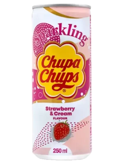 Chupa Chups Strawberry & Cream 250ml