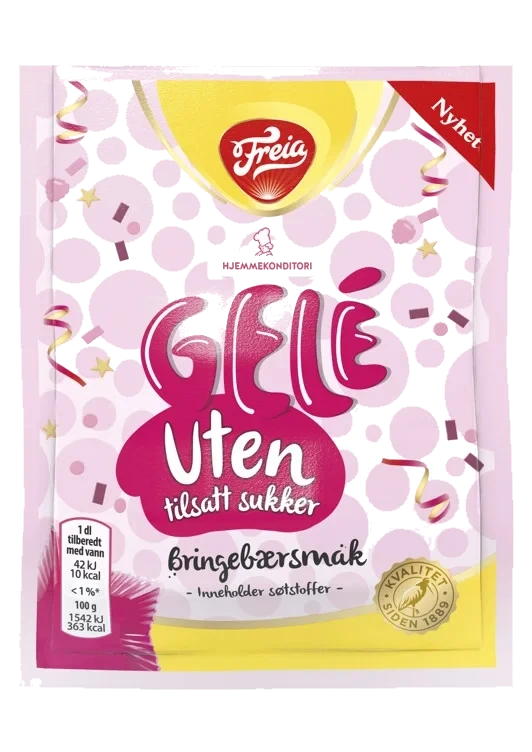 Gele Bringebær u/Sukker 14g Freia