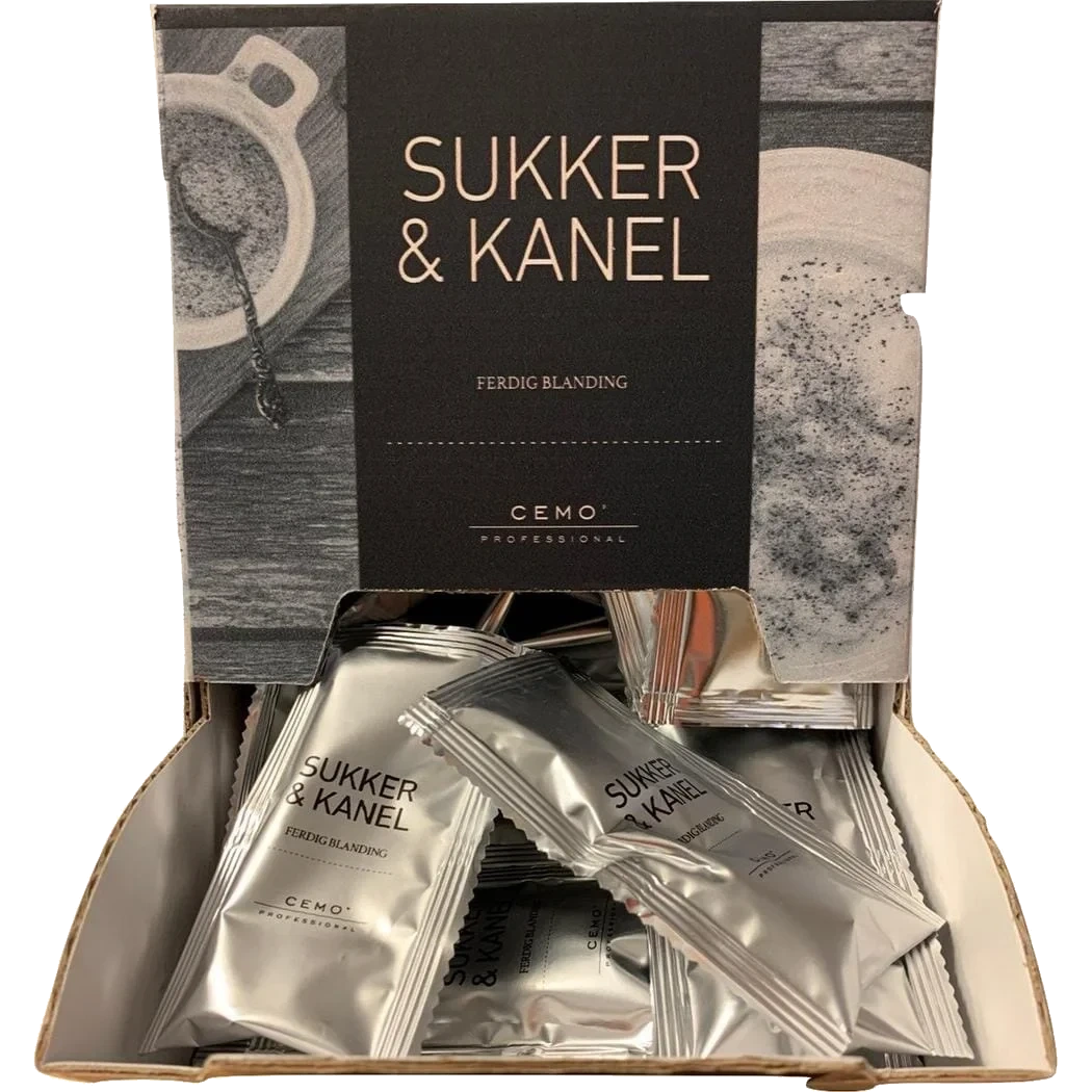 Cemo Sukker Kanel Porsjon 100stk