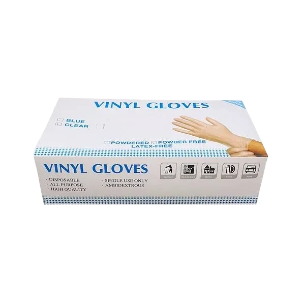 Vinylhansker 100-pk