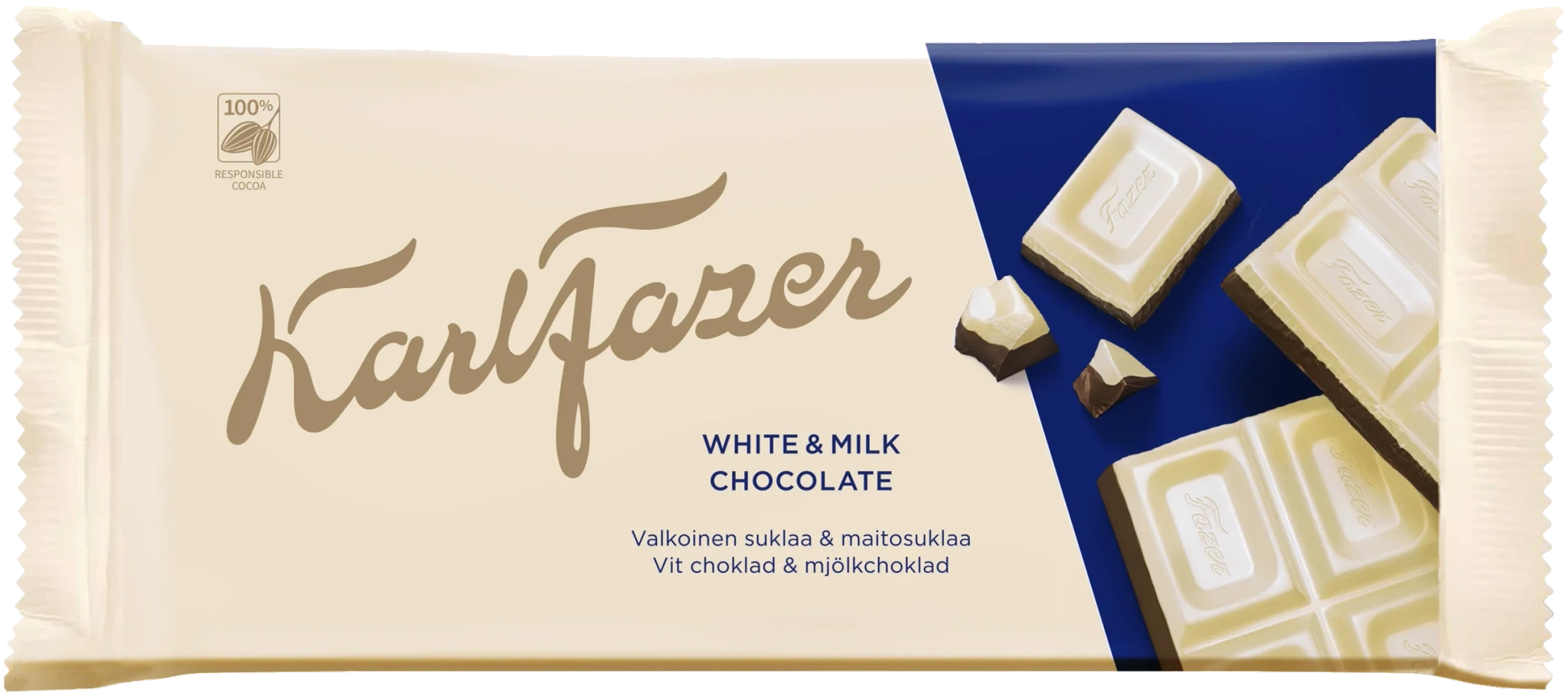 Chokladkaka Vit- & mjölkchoklad