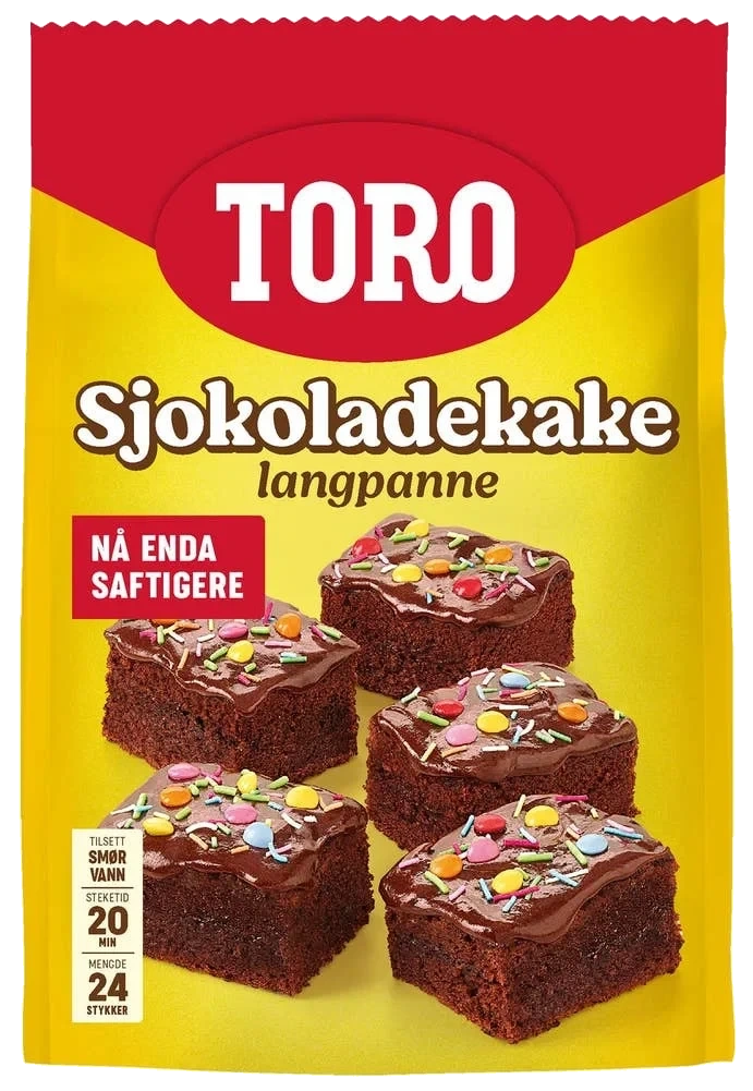 Sjokoladekake langpanne