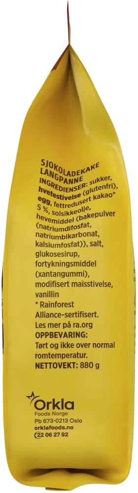 Sjokoladekake langpanne