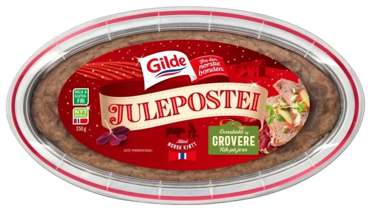 Ovnsbakt Julepostei Grov 350g Enh