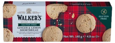 Glutenfri Ingefær&Sitron 140g Walkers