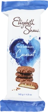 Kjeks Sjokoladetrukket Coconut 140g Elizabeth Shaw