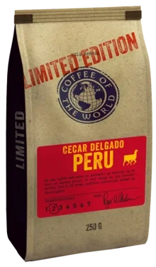 Cotw Limited Edition Cecar Delgado - Peru Hele Bønner 250g Kaffe