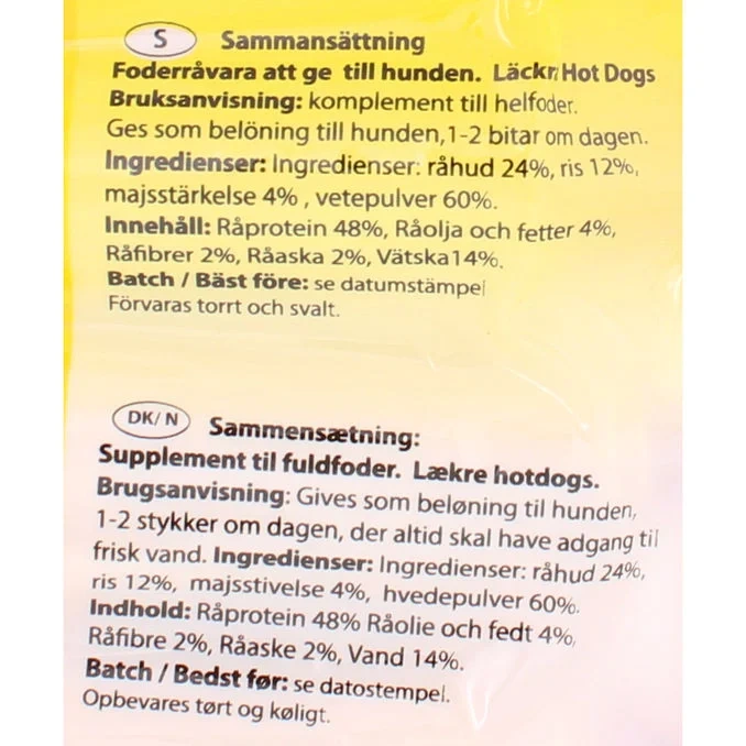 Hundgodis Hot Dogs 5-pack