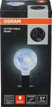 Bordlampe Letter Music E27