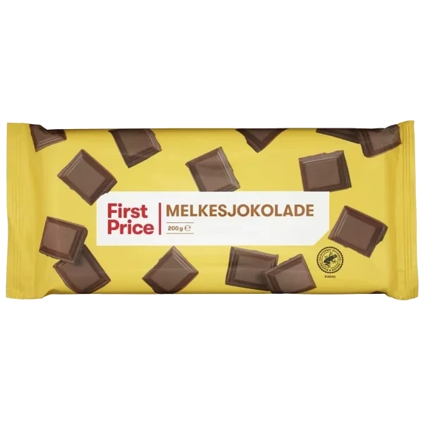 Melkesjokolade 200g First Price