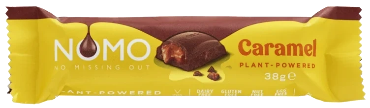 Nomo Sjokoladebar Caramel Gl.Fri&Vegansk 38g