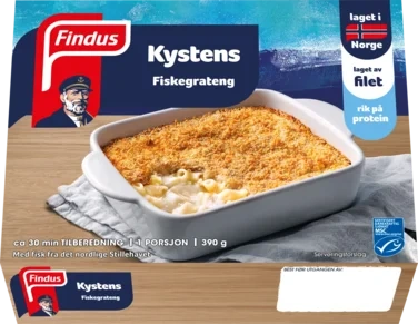 Kystens Fiskegrateng 10x390g