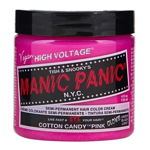 Manic Panic Semi-Permanent Hair Color Cream Cotton Candy Pink